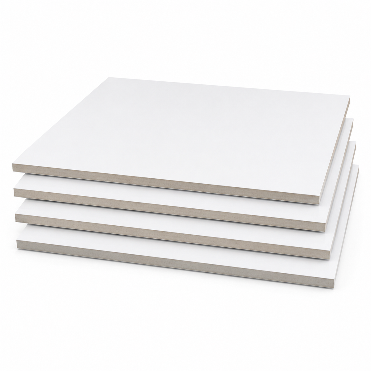 Double-Sided White Laminated Board