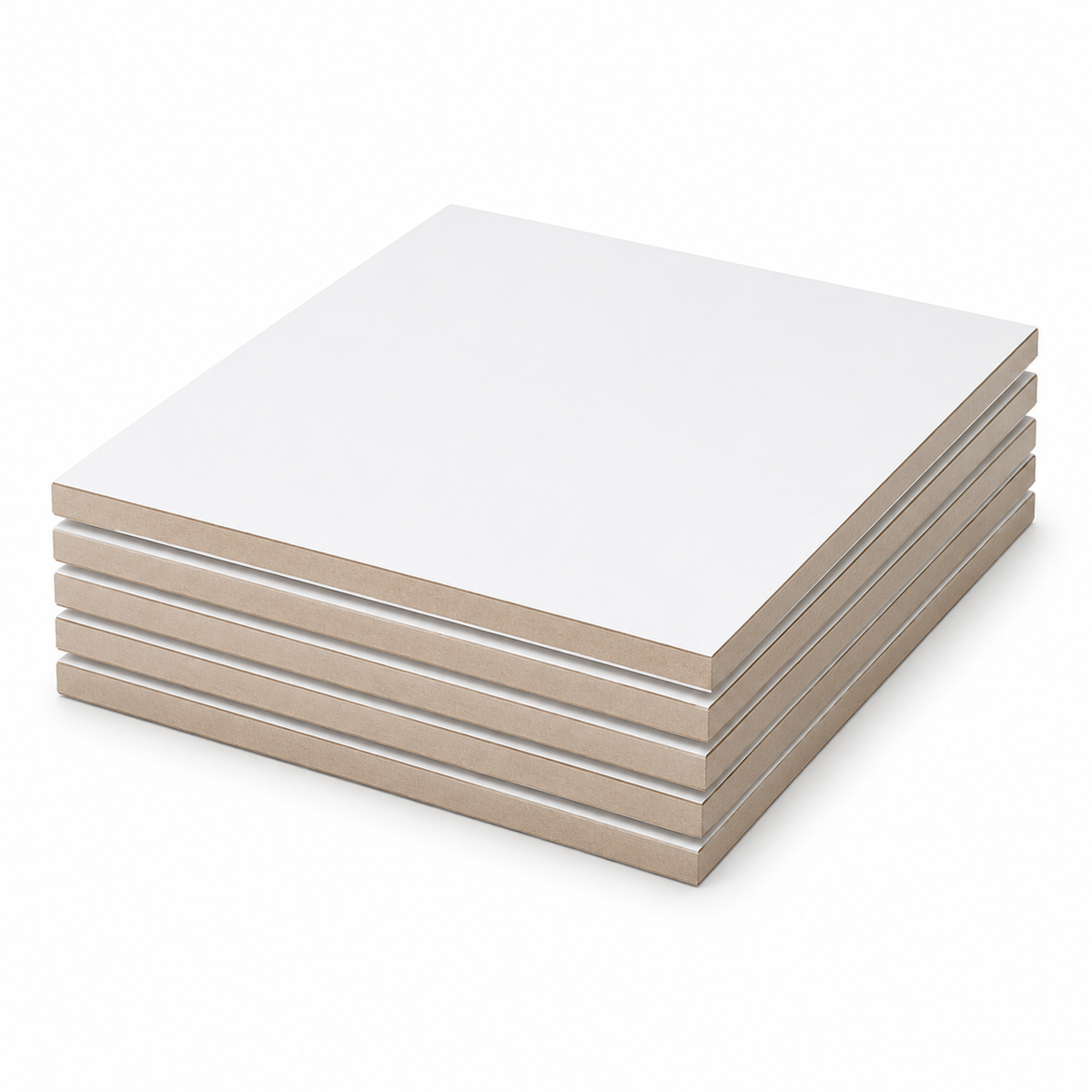 Single White Melamine Board